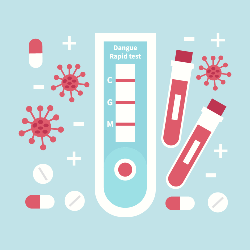 روش انجام کیت تشخیص سریع بیماری دنگی